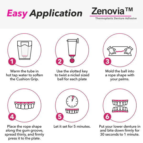 ✨✨[Official Brand Store] Zenovia™Thermoplastic Denture Adhesive (✨BUY 2 GET 1 FREE🎁)