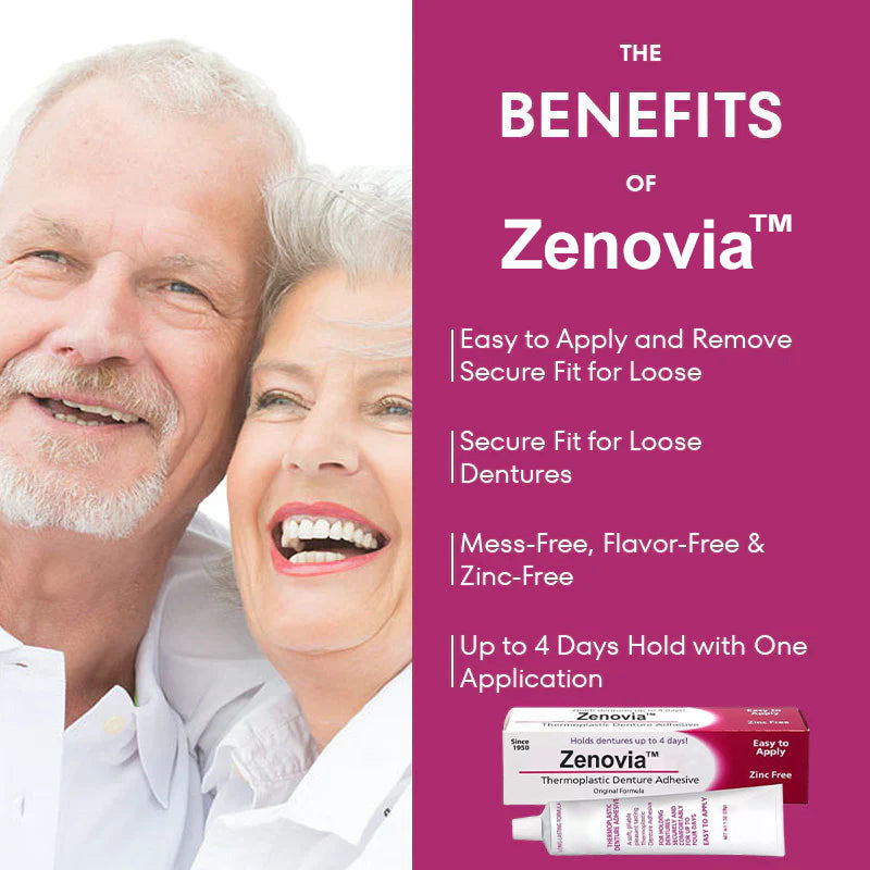 ✨✨[Official Brand Store] Zenovia™Thermoplastic Denture Adhesive (✨BUY 2 GET 1 FREE🎁)