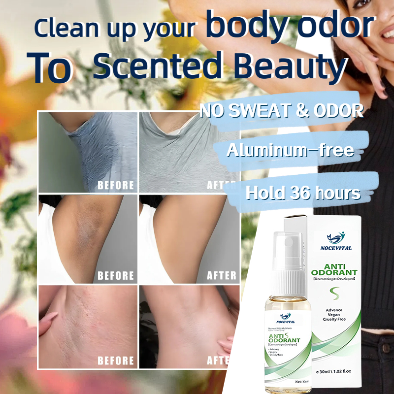 🔥🔥Deodorant and Antiperspirant Spray🍀🍀Natural plant extract as raw material😎😎No aluminum No baking soda