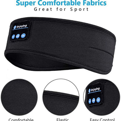 🎵Bluetooth Sleep Headphones Headband with HD Speakers🎵 - 🌟Noise Cancelling,✅ For Side Sleepers, Workout, Jogging, Yoga